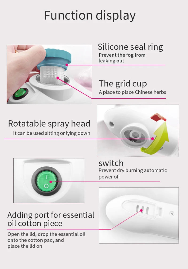 DermaLuxe™ Facial Steamer