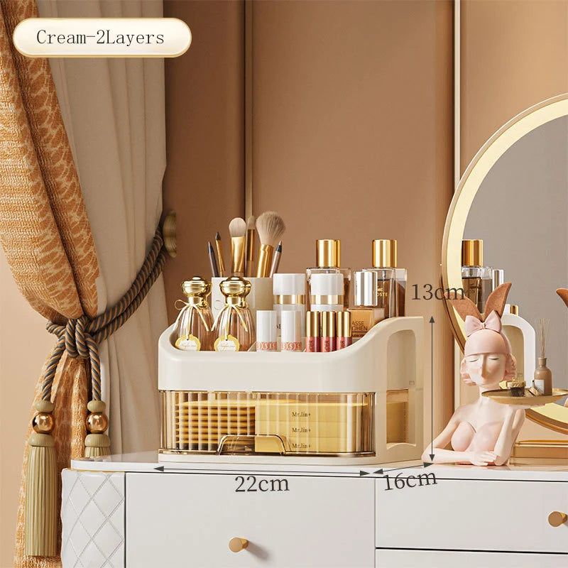 LuxeVault™ Large Capacity Makeup Organizer