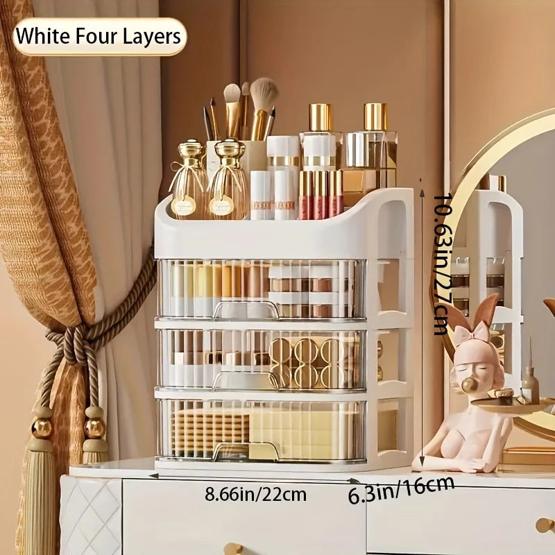 LuxeVault™ Large Capacity Makeup Organizer
