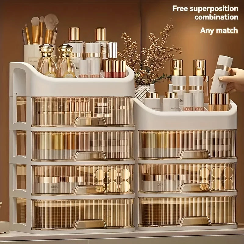LuxeVault™ Large Capacity Makeup Organizer