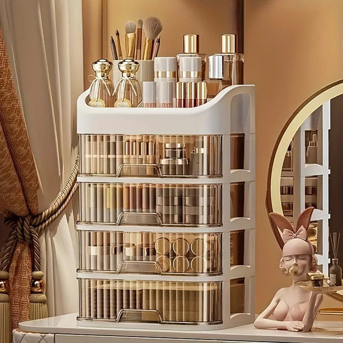 LuxeVault™ Large Capacity Makeup Organizer