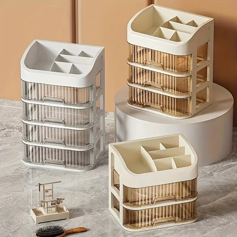 LuxeVault™ Large Capacity Makeup Organizer