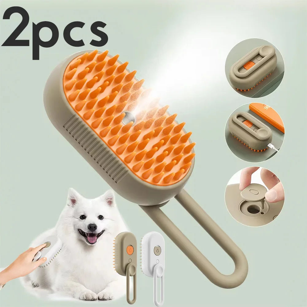 PawGlow™ Steam Brush