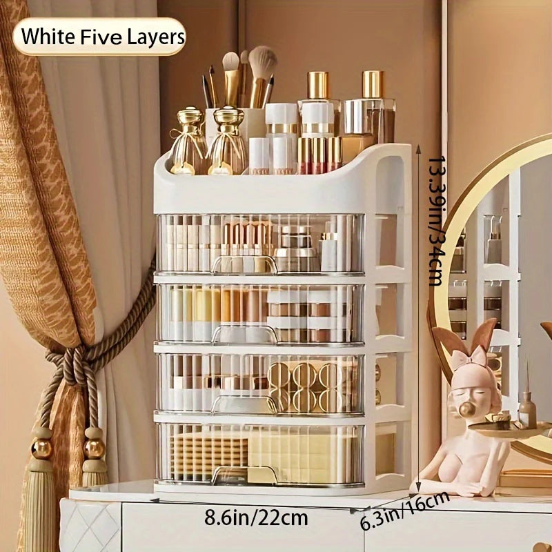 LuxeVault™ Large Capacity Makeup Organizer